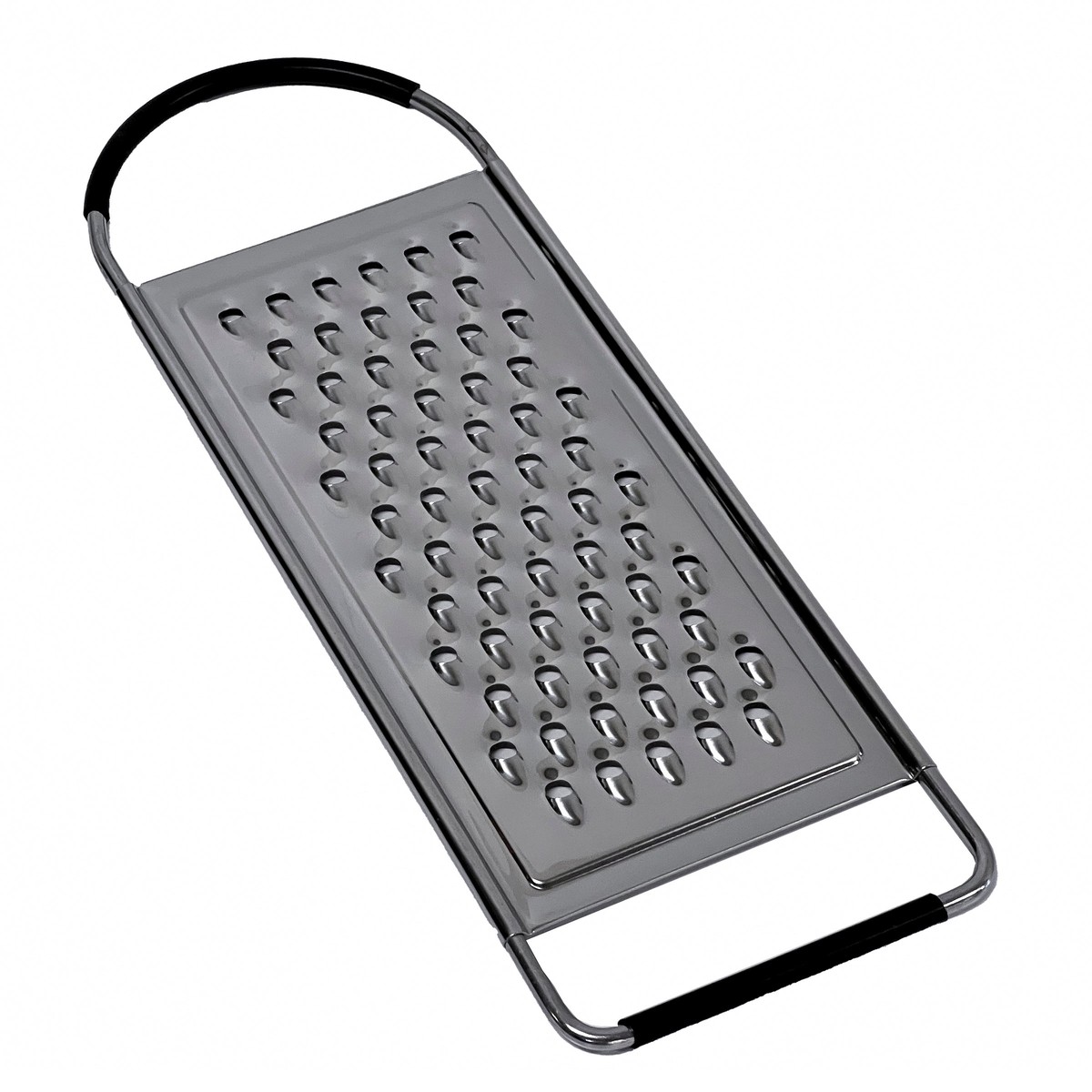 Tablecraft SG206BH 12-1/4 Inch Manual Flat Grater with Anti-slip Stainless Steel