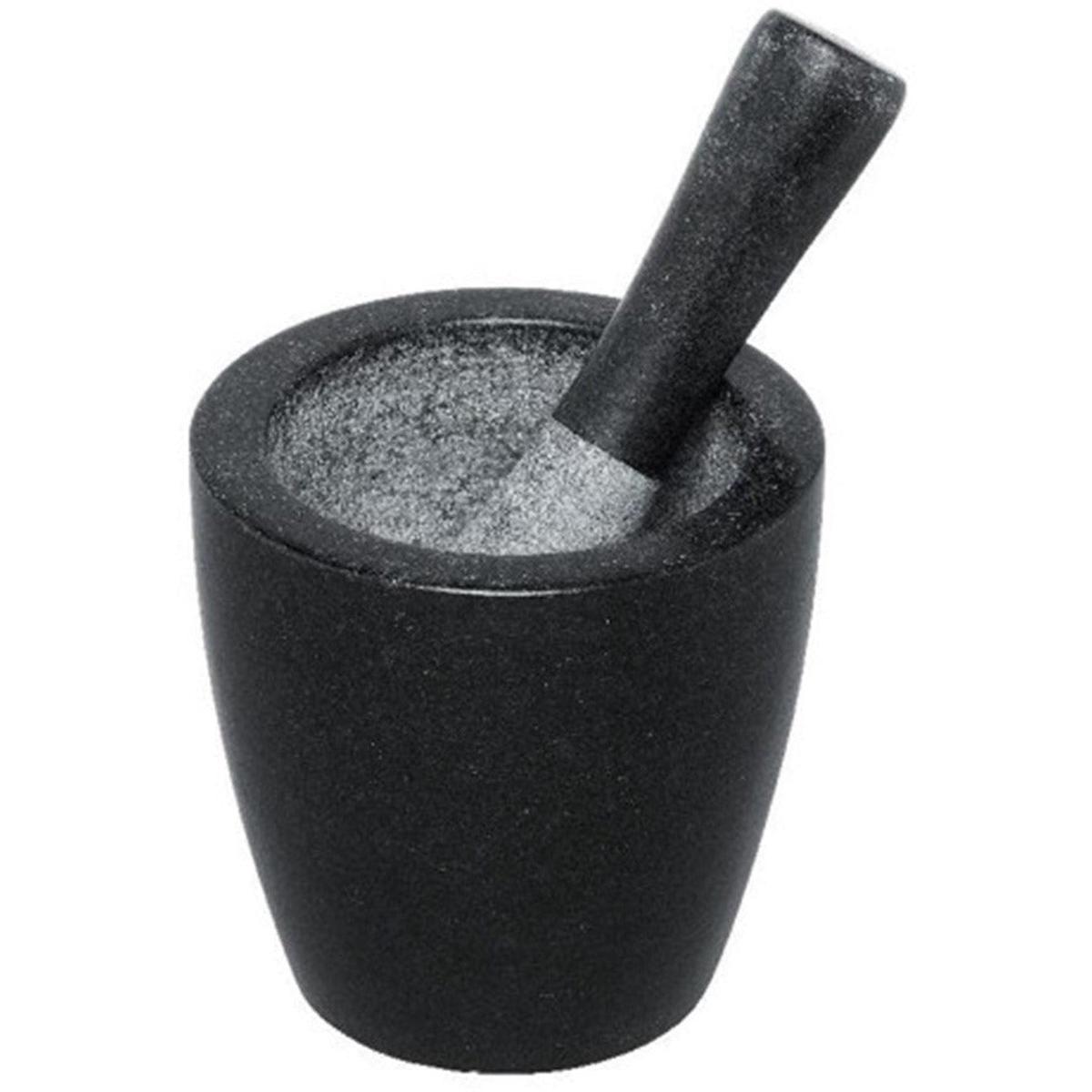 Tall Mortar And Pestle 13cm – Black