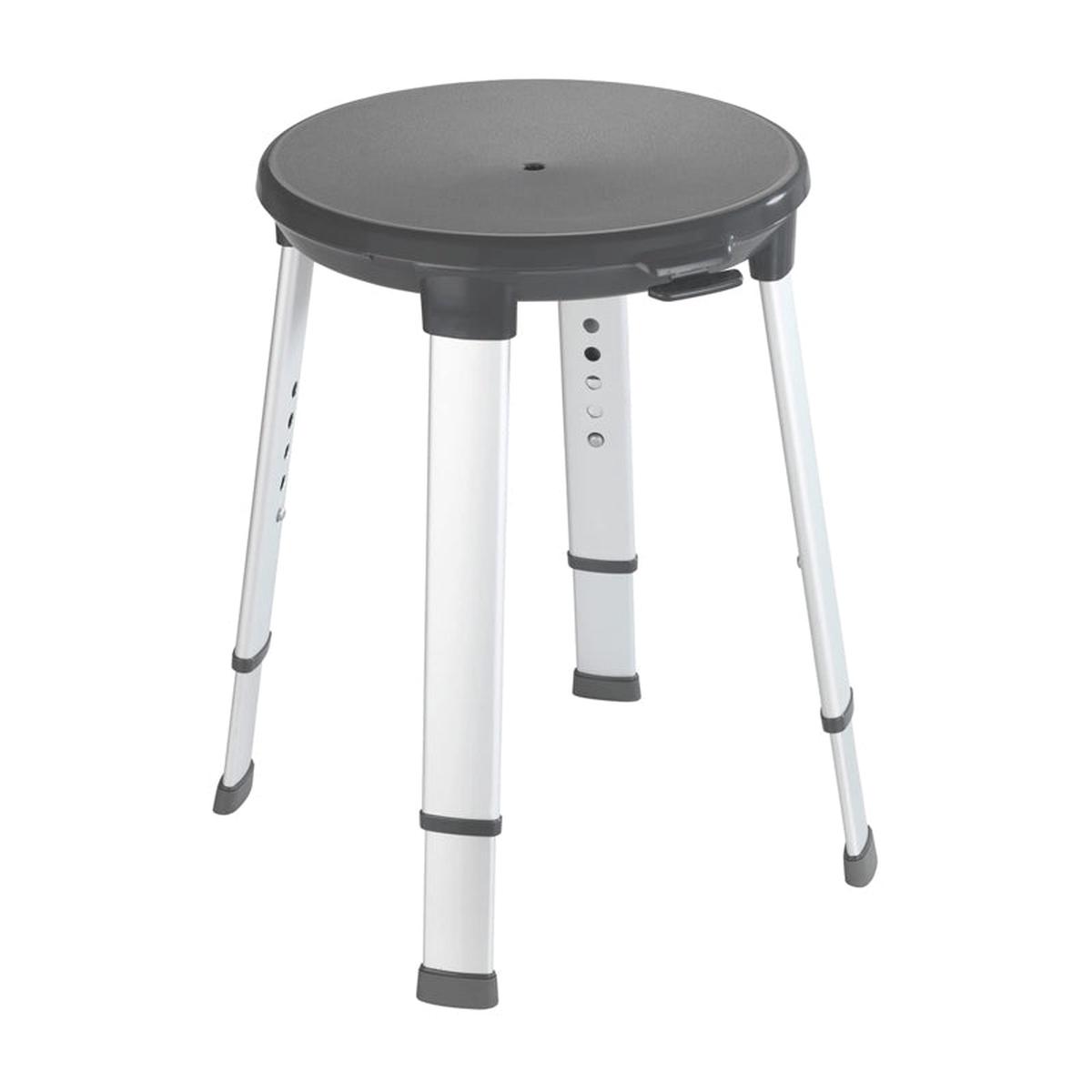 Wenko Shower Step Model Secura Premium – Silver/Black