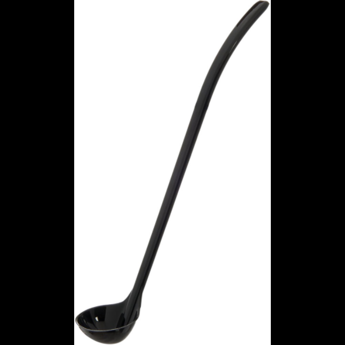 1oz Catering Serving Ladle Black Polycarbonate| LADLEPC130