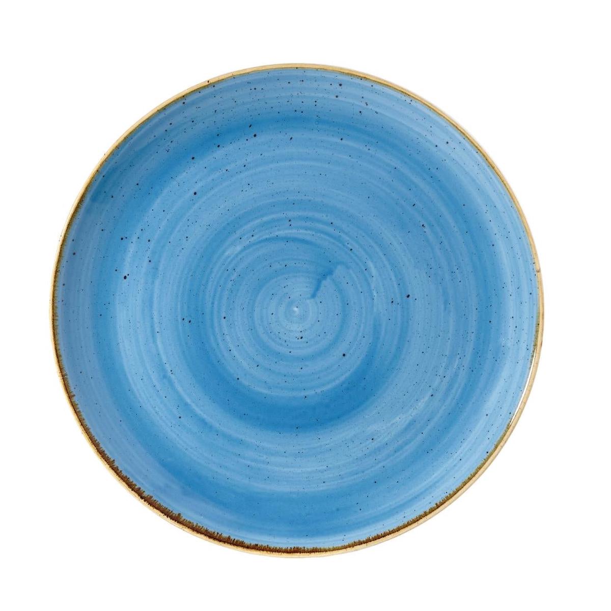 Churchill Stonecast Round Coupe Plate Cornflower Blue 288mm PAS-DF764