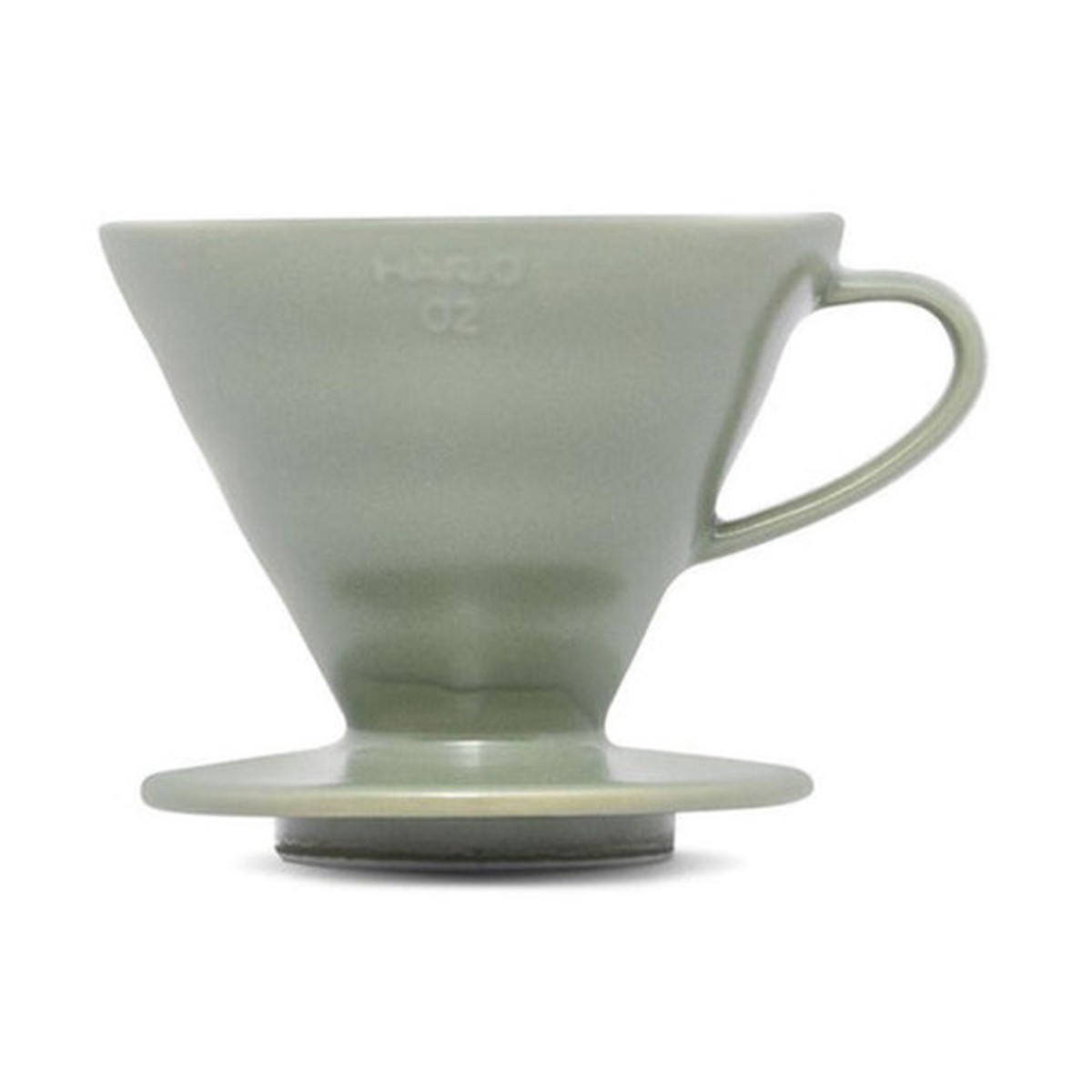 Coffee Dripper Ceramic V60-02 – Oil Green