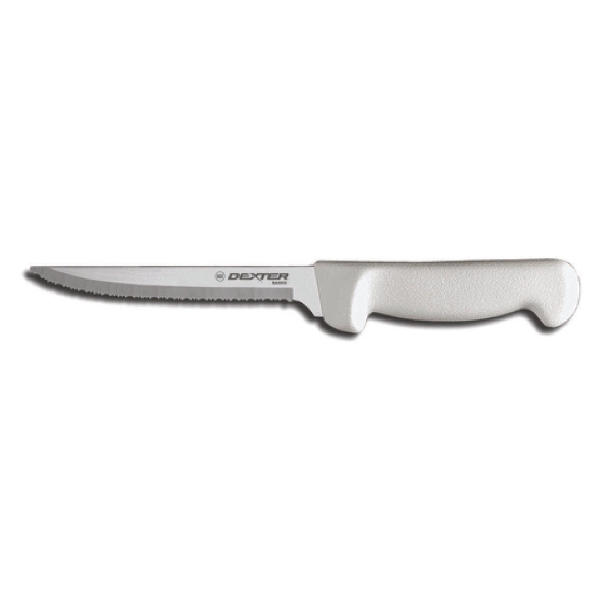 Dexter Russell P94848 8 Inch Scalloped Edge Utility Knife High Carbon Steel Polypropylene Handle