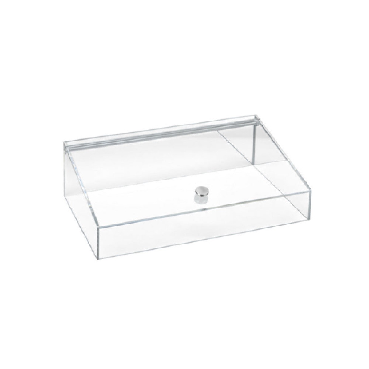 FOH BCV011CLT18 Smart Buffet Ware Full Size T-Collection Flip Cover Acrylic