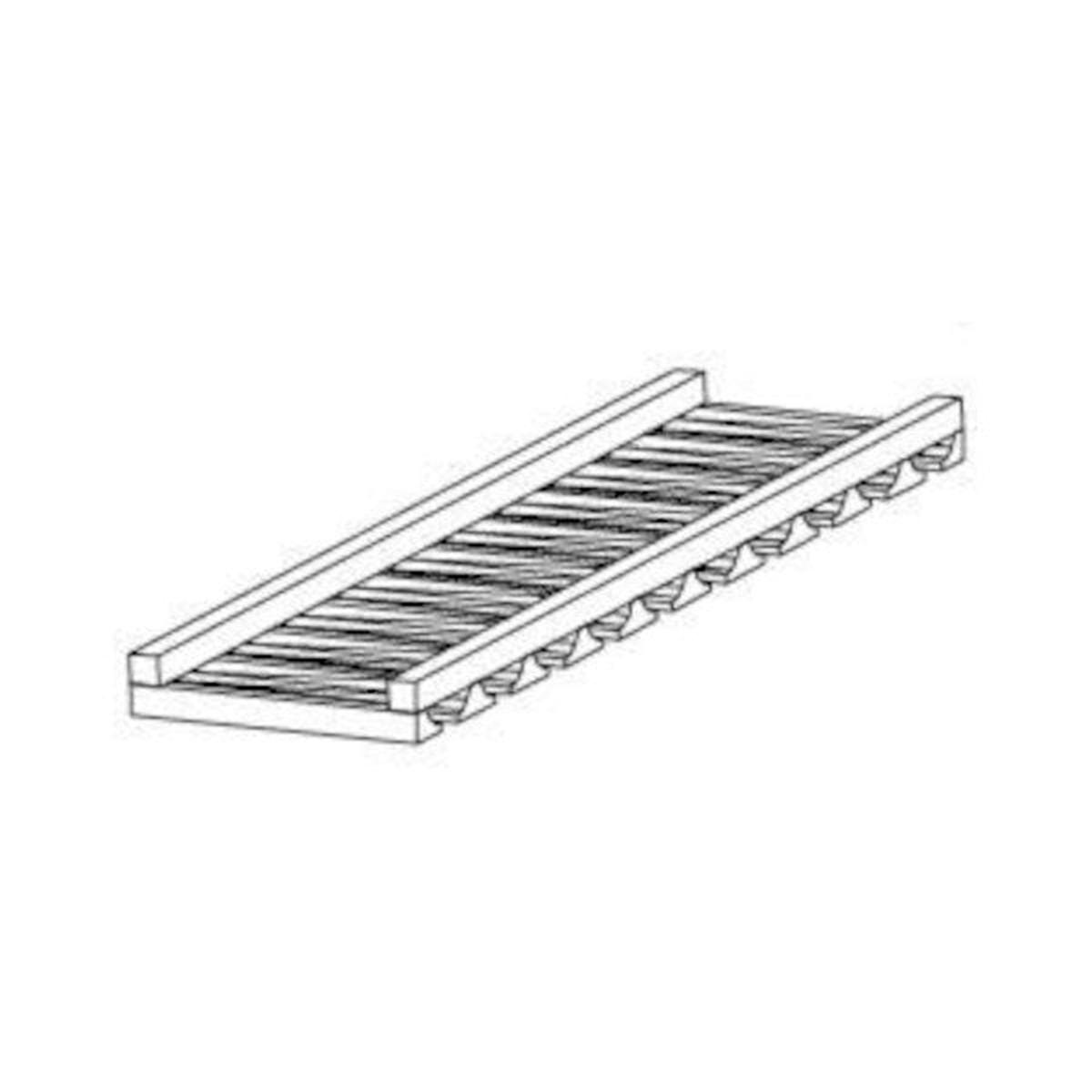 Navy Blue Shaker 36″ X 12″ X 3″ Stem Glass Holder Pre-Assembled