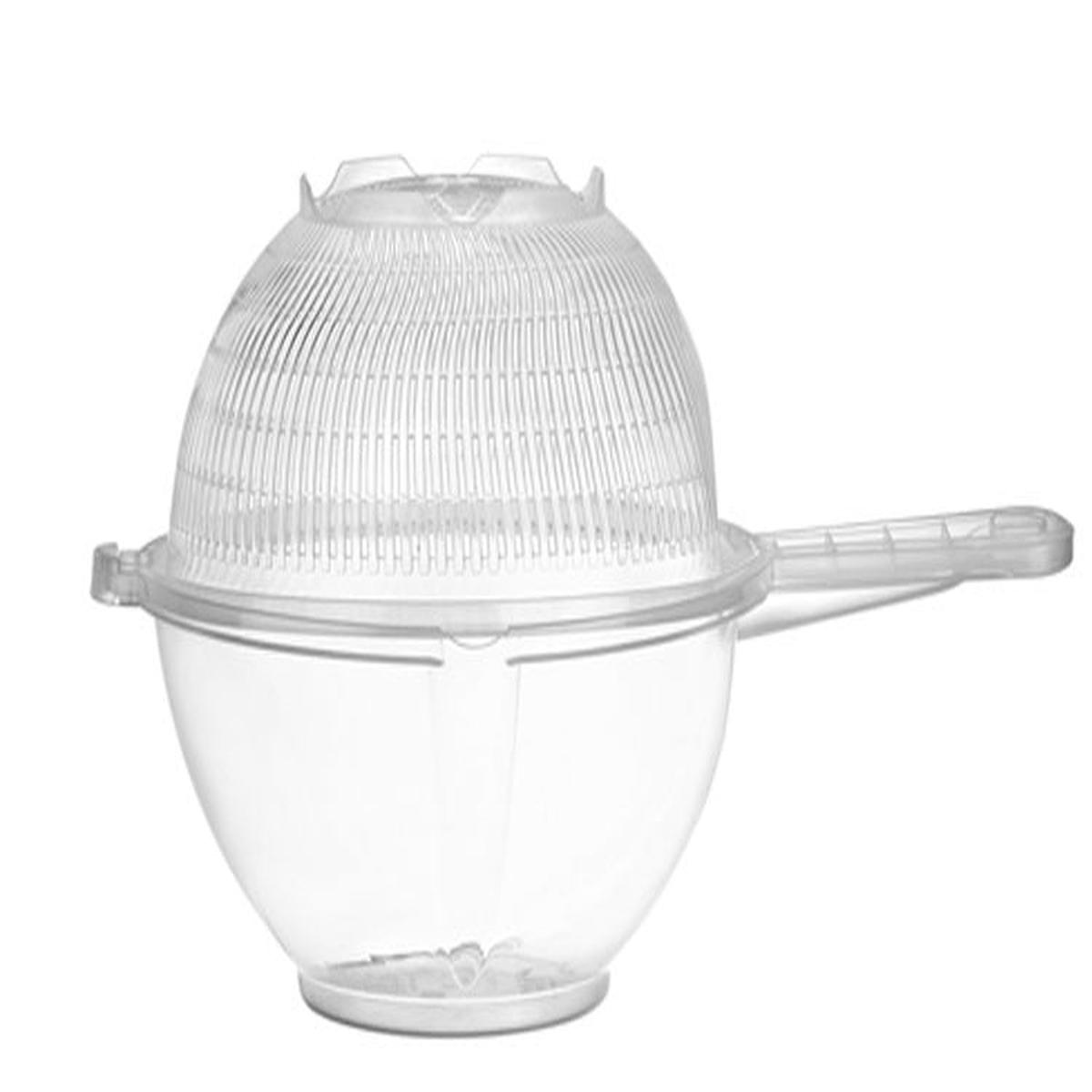 Plastic Strainer With Cover – Clear