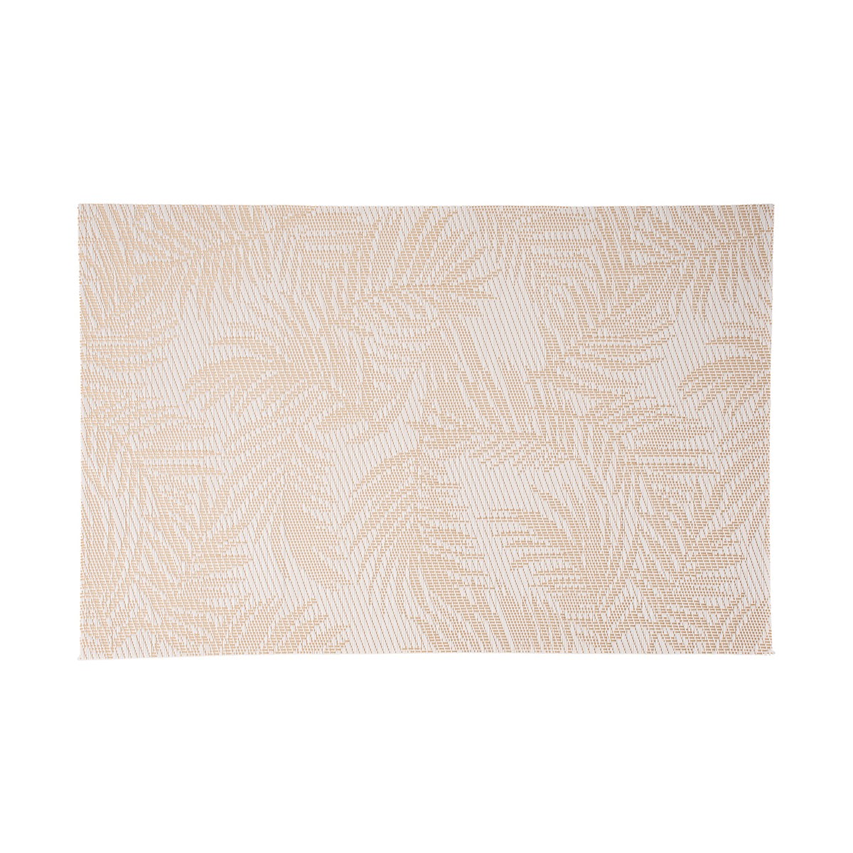 Table Accents Placemat 45x30cm Frond Gold White