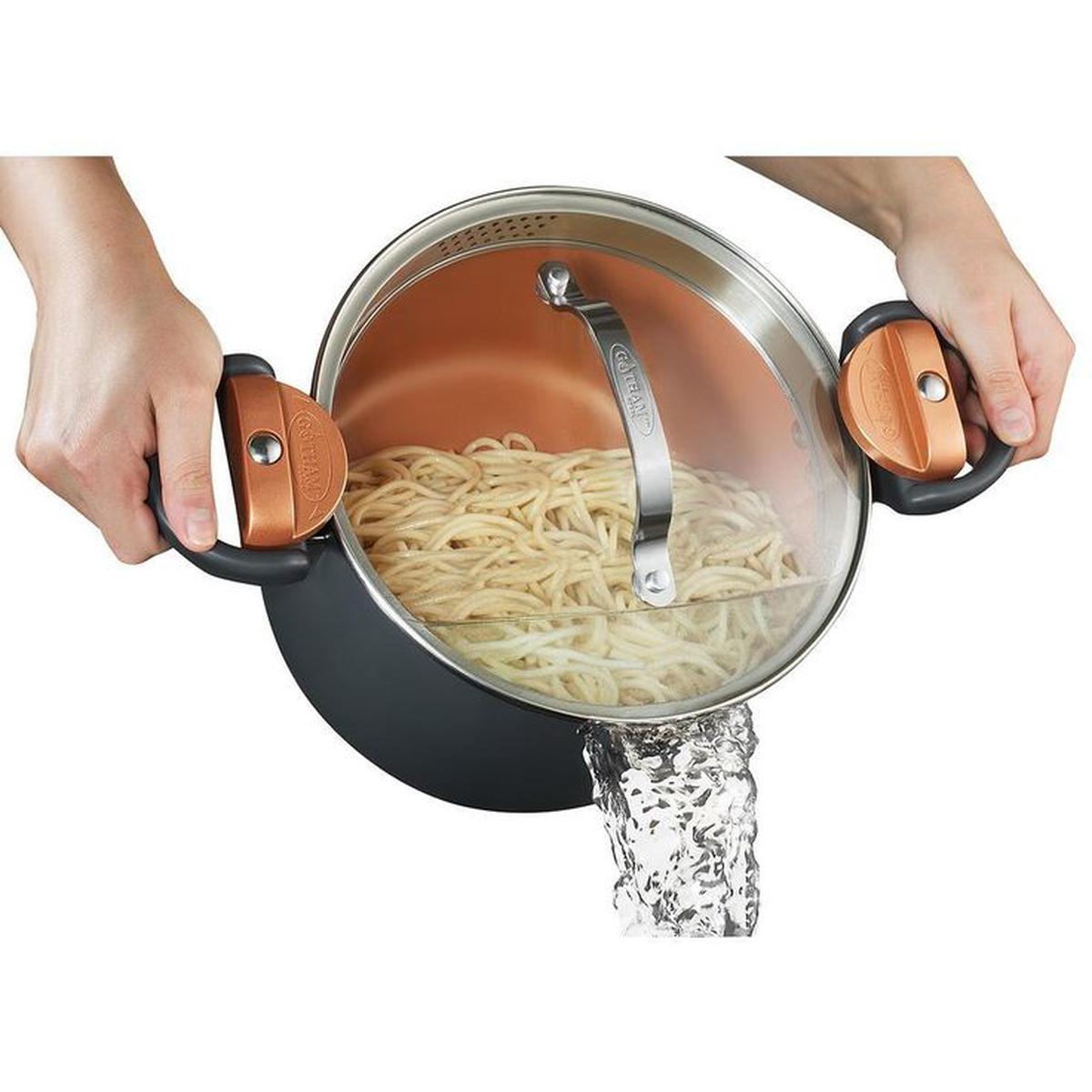 14-Piece Aluminum Ti-Ceramic Nonstick Cookware Set with Utensils