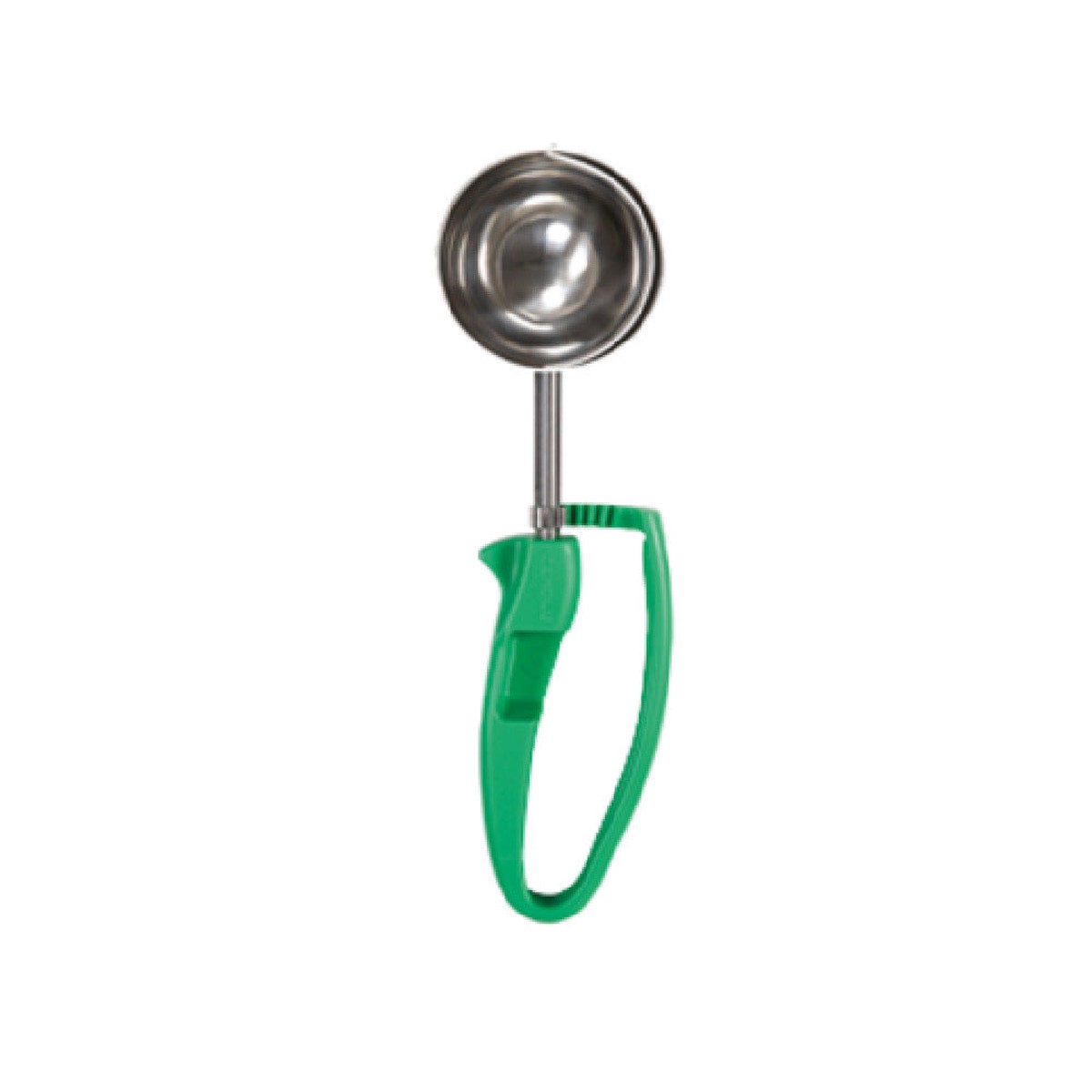 Zeroll 2012 2-1/2 Inch Disher manual portioning ergonomic green handle stainless steel