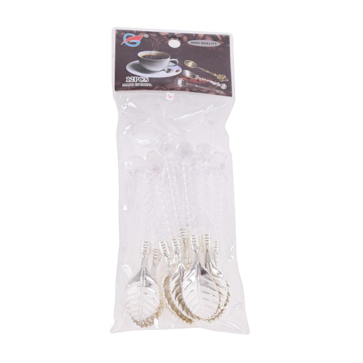 12Pc Small Spoon Set - Silver