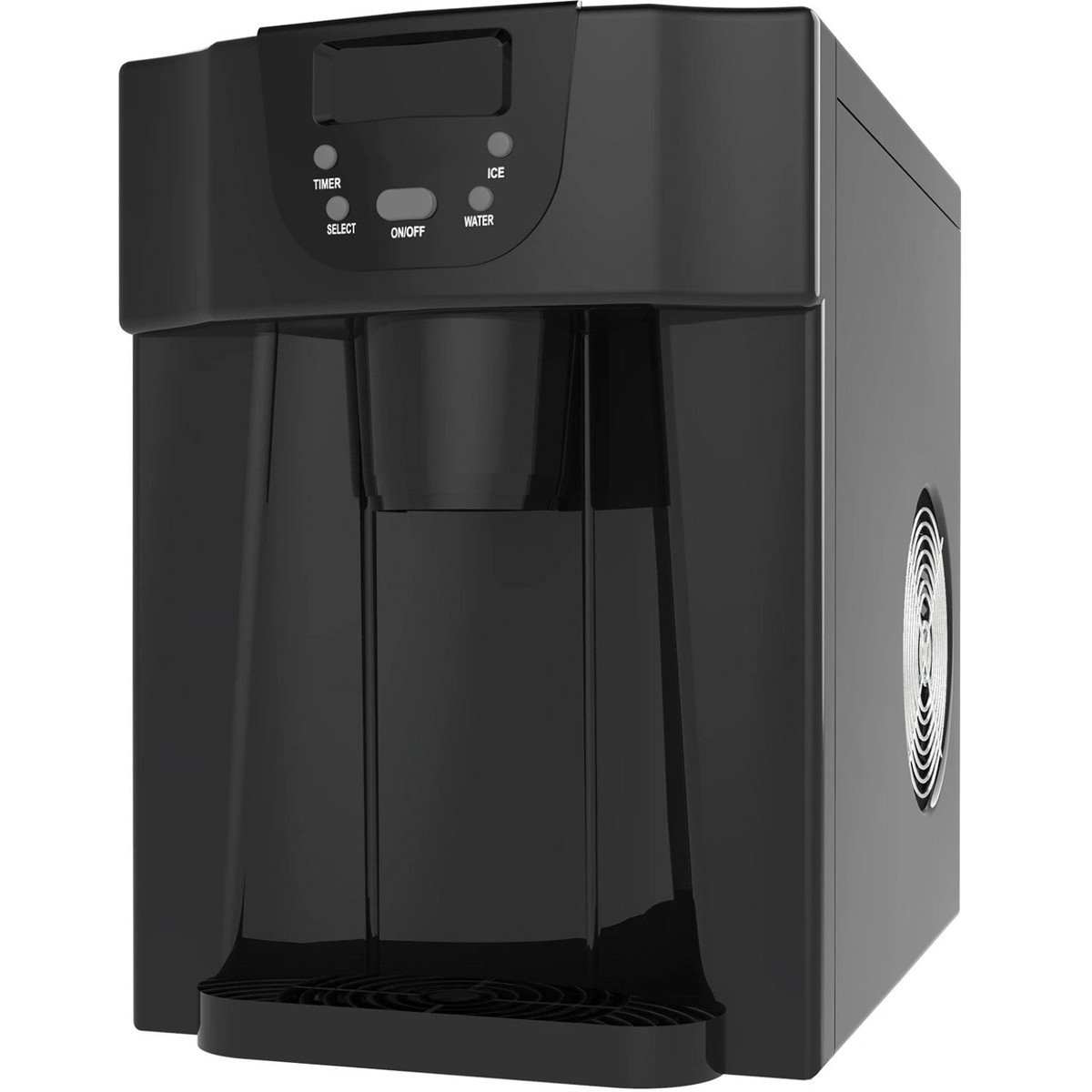 2-in-1 Ice Maker & Cold Water Dispenser Countertop 12kg/24h 0.6kg bin | HZB12E