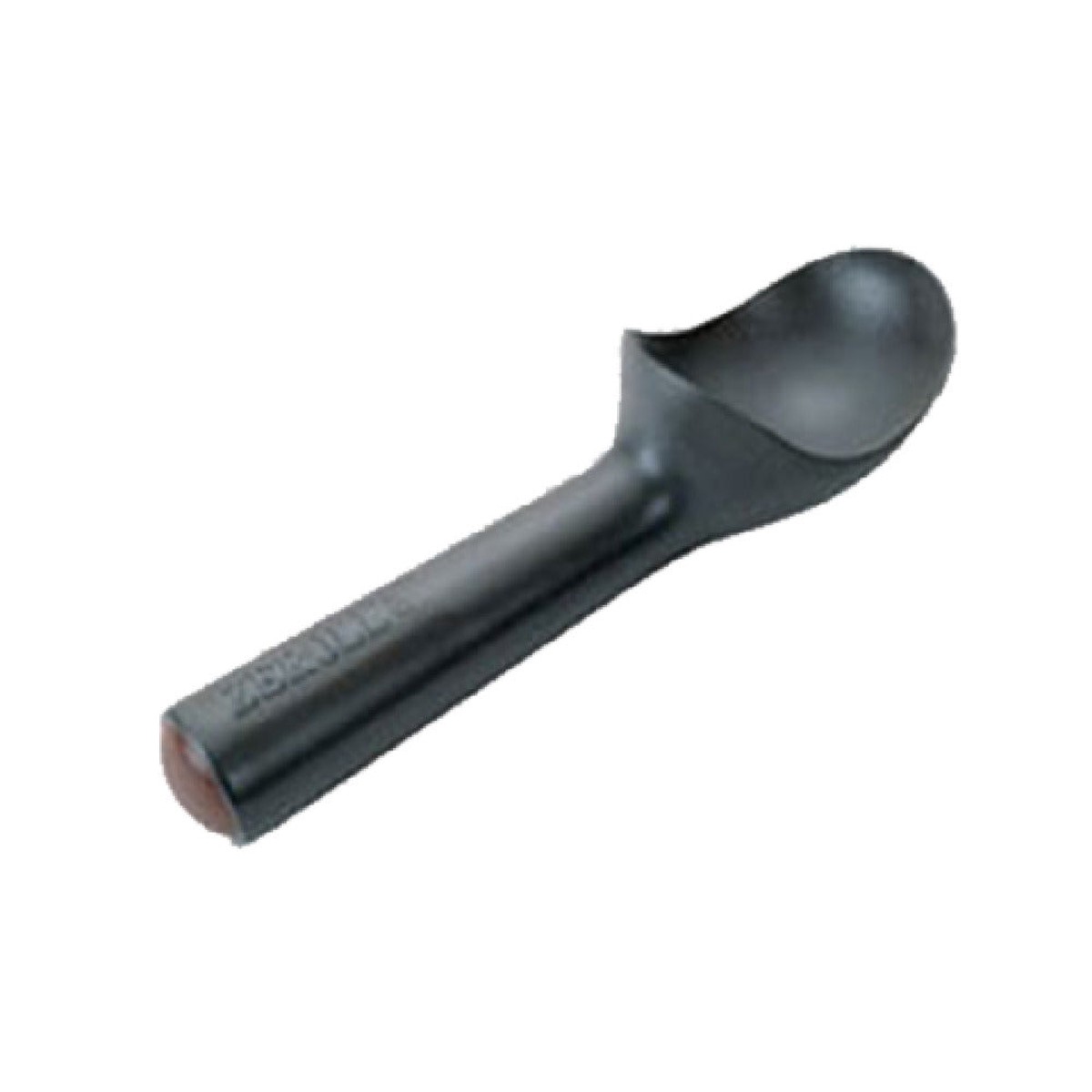 Zeroll 1010-ZT 7.25 Inch 4 Oz Ice Cream Dipper Brown End Cap Aluminum Teflon Sealed