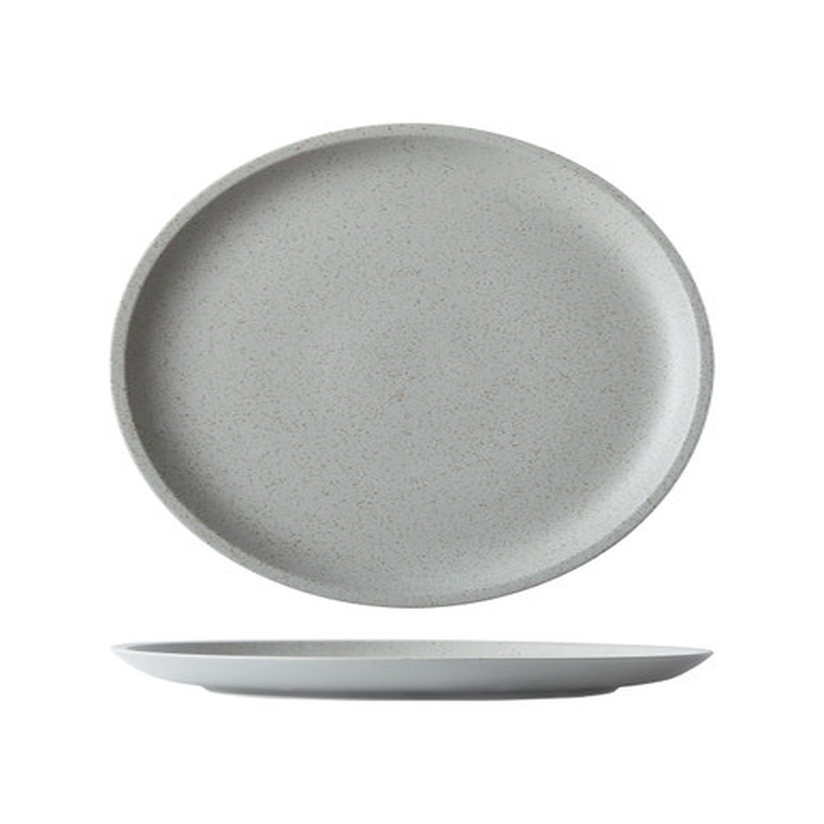 11 in. Dinner/ Serving Coupe Plate for 3 to 4 Persons - Dune Ash