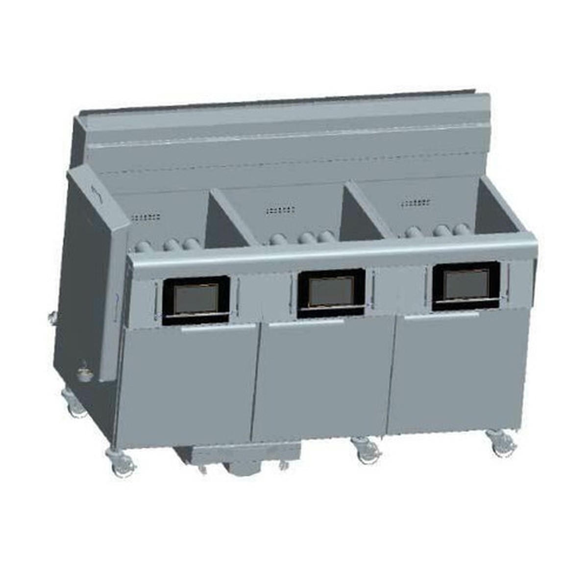 1FQG60T | 20' | Fryer, Gas, Floor Model, Full Pot
