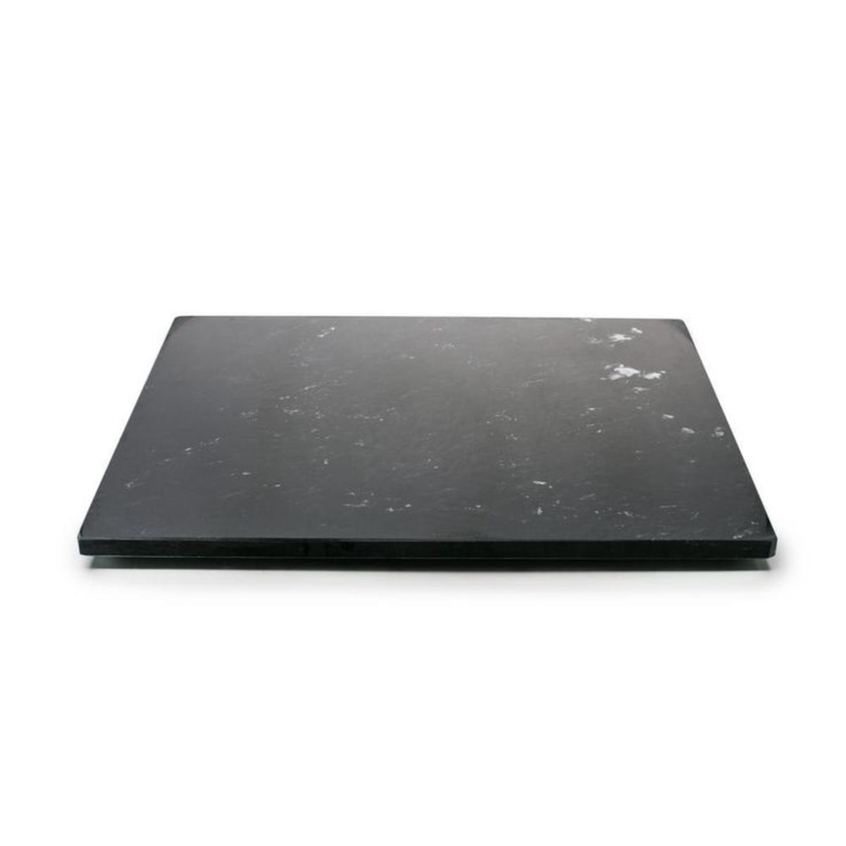 12 in. x 16 in. Black Marble Pastry Board