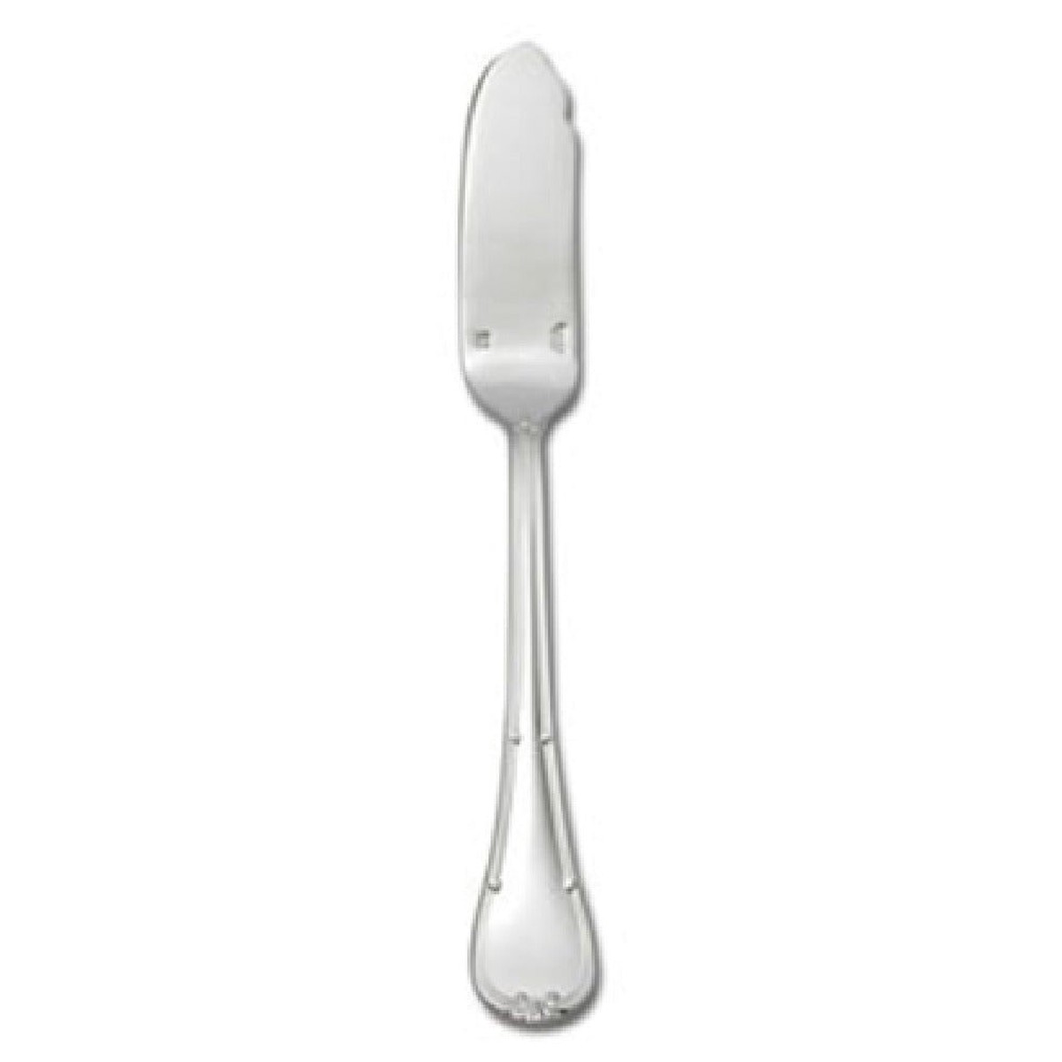 1880 Hospitality T022KFSF 7-1/2 Inch Blade 1-piece Scrolled Border Fish Knife 18/10 Stainless Steel