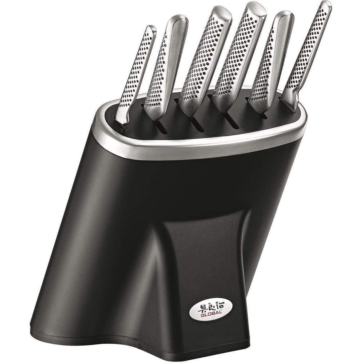Zeitaku Black Knife Block Set - 7 Piece Set
