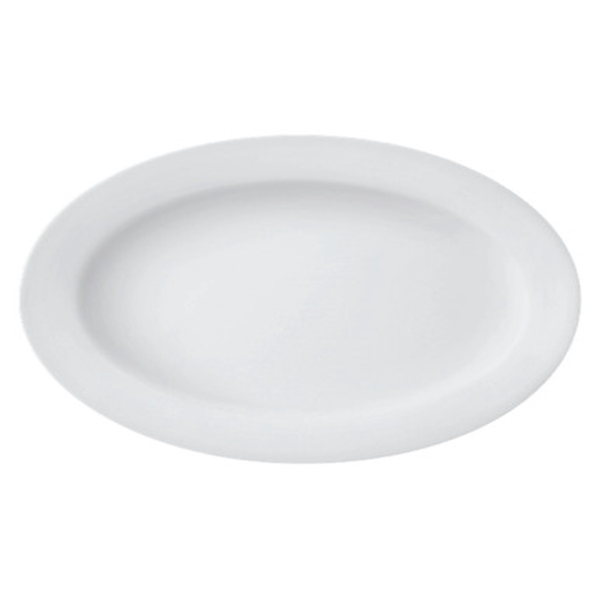 14.3 in. Oval Rim Serving Plate for 8 to 10 Persons 293 ml (10 oz) - Eco