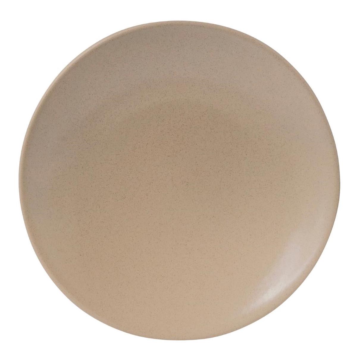 Zuma Sand Coupe Tapas Plates 180mm (6 Pack) (Pack of 6) PAS-FK349