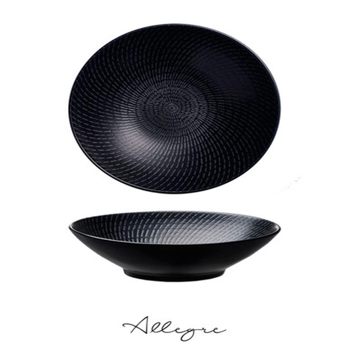 1.3 L Serving Bowl for 4 to 6 Persons 9.25 in. - Urban Black