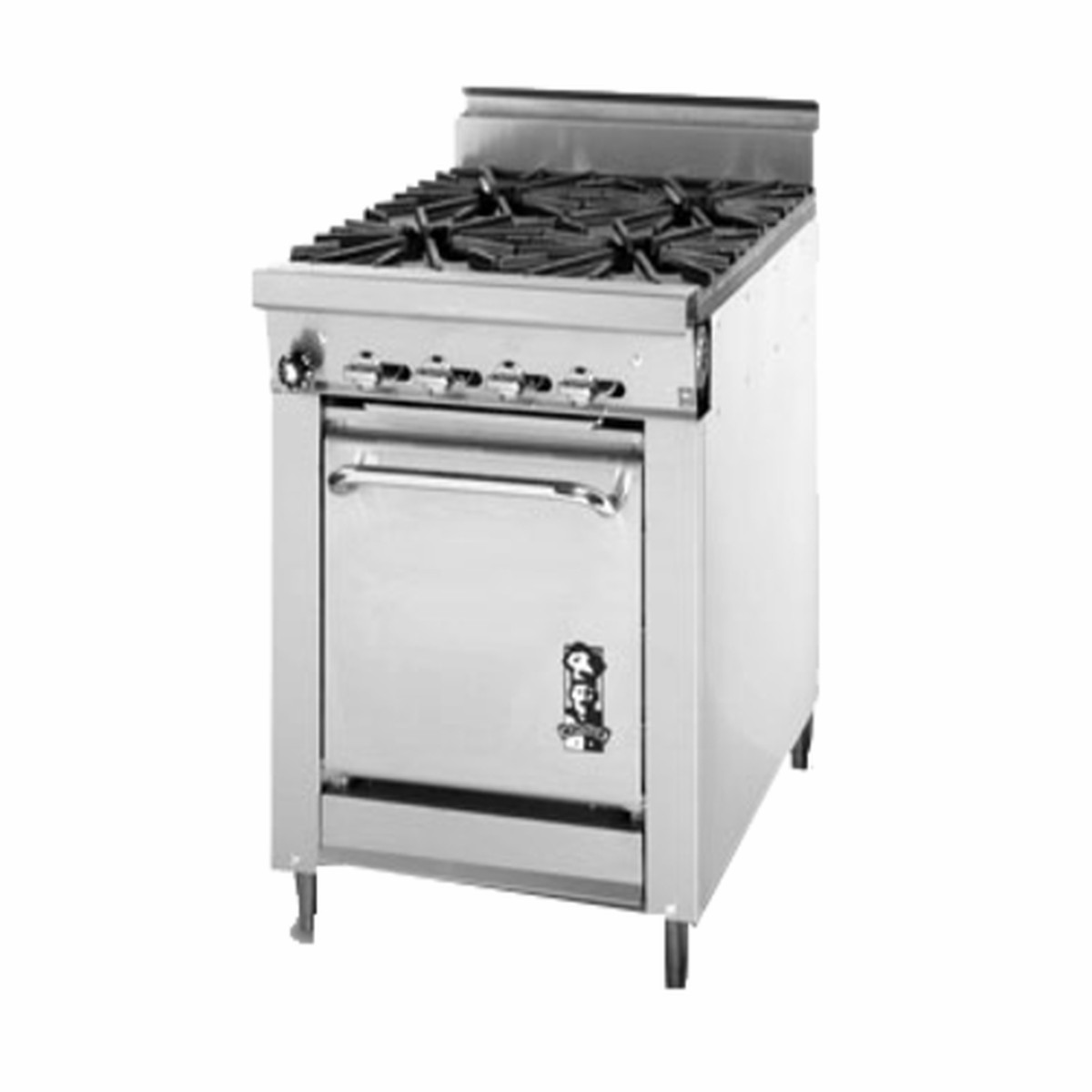 124-8T | 24' | Range, 24 Heavy Duty, Gas