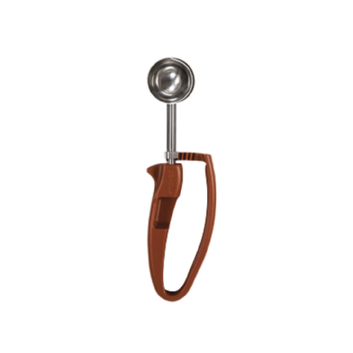 Zeroll 2050 1-1/2 Inch Diameter Manual Disher Ergonomic Red Handle Stainless Steel