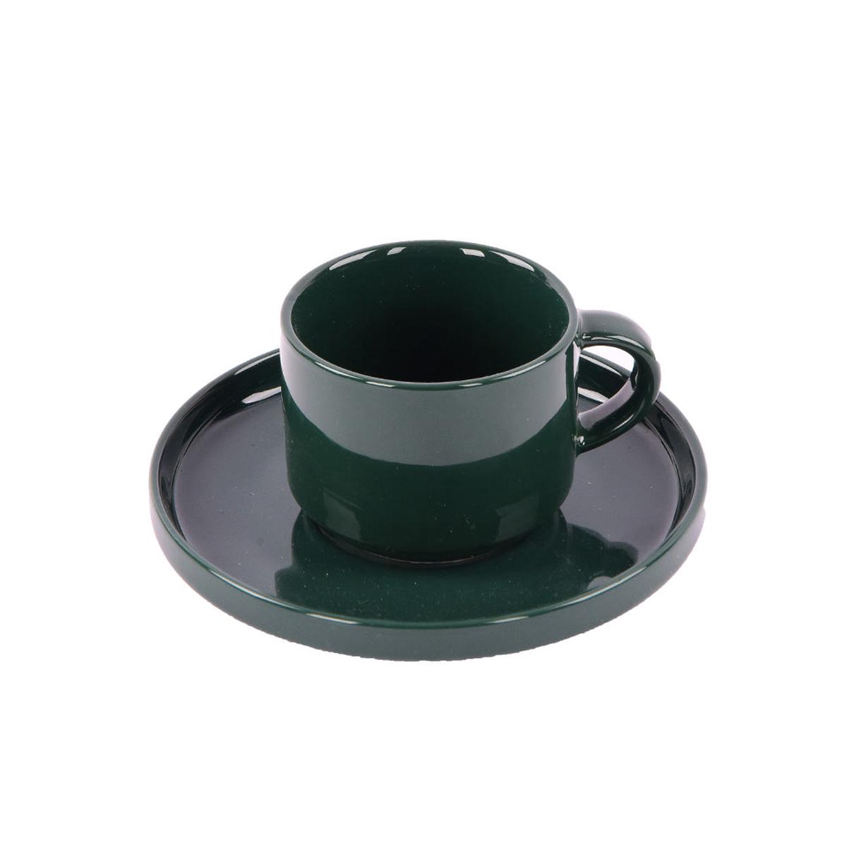 12Pc Coffee Set - Green