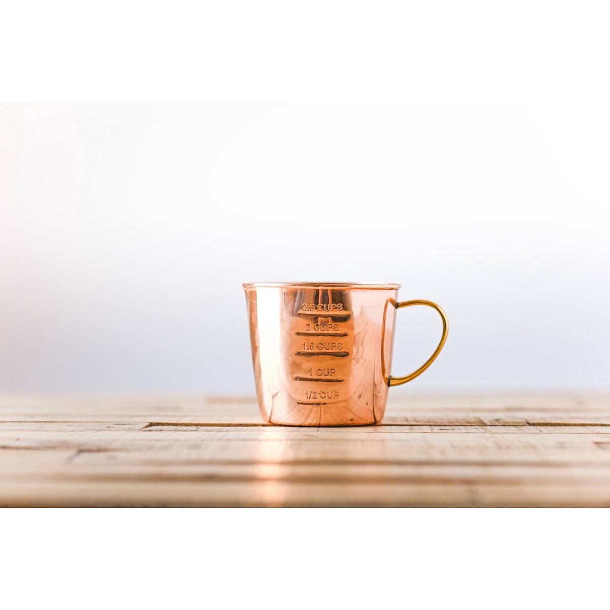 2.5 Cup Copper Measuring Cup - More Coming Soon
