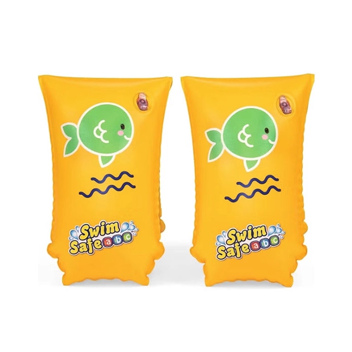 1524T-6 Bestway Swim Safe ABC Swimming Arm Bands 30 x 15 CM Yellow
