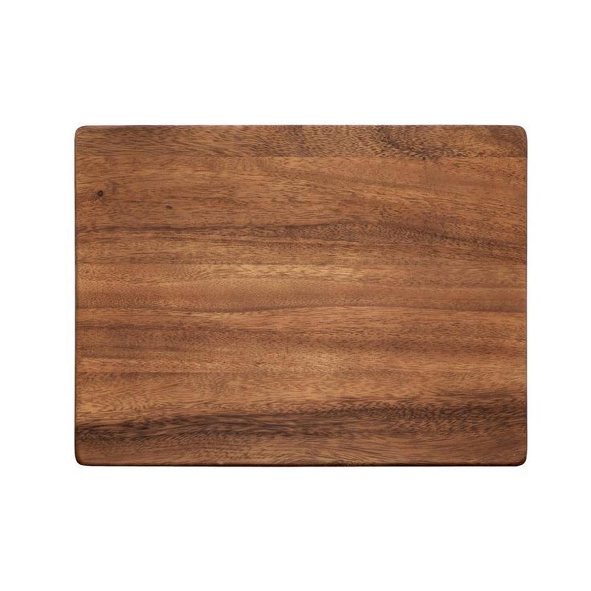 12.6 in. x 17.1 in. Rectangular South African Walnut Wood Cutting Board