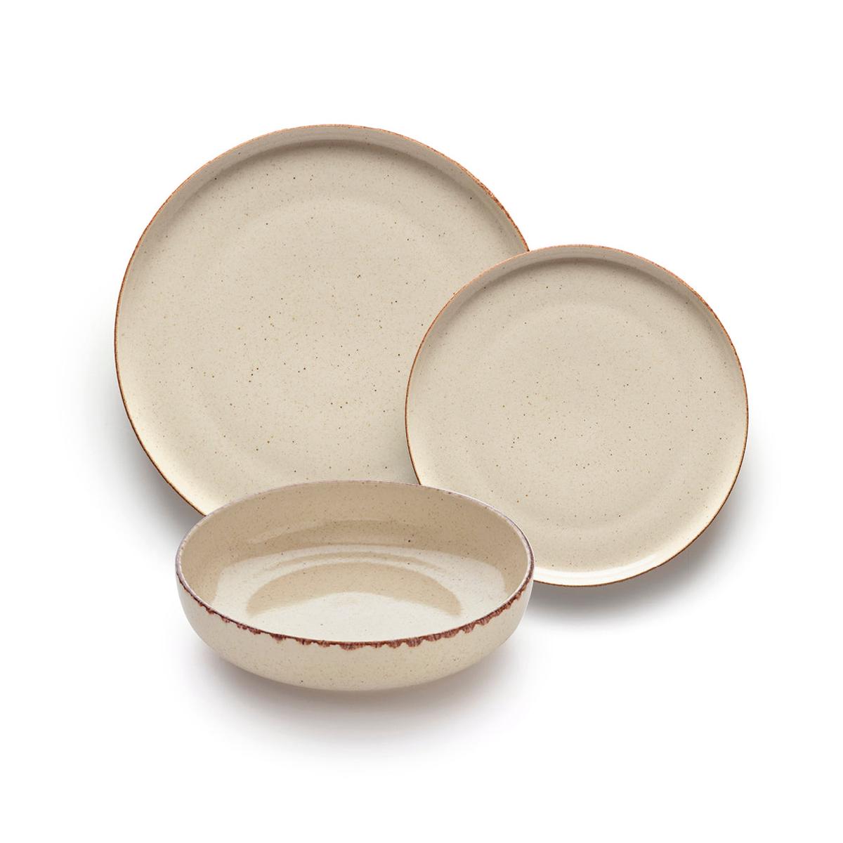18-piece dinnerware set - Terre de gaia Beige
