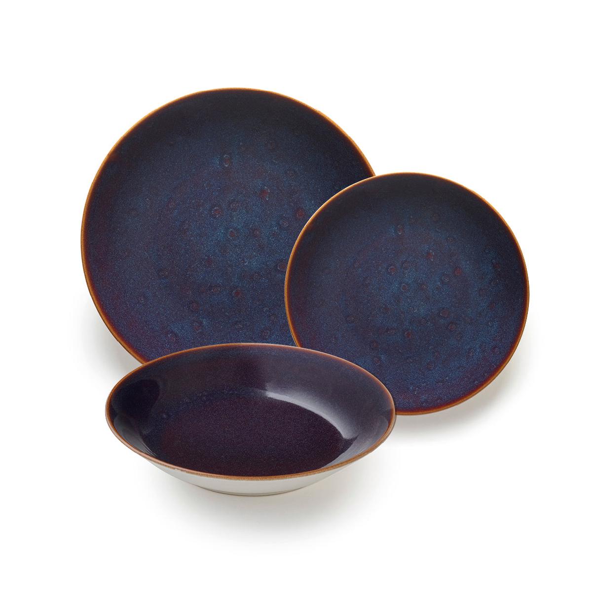 18-piece dinnerware set - Monalisa Blue