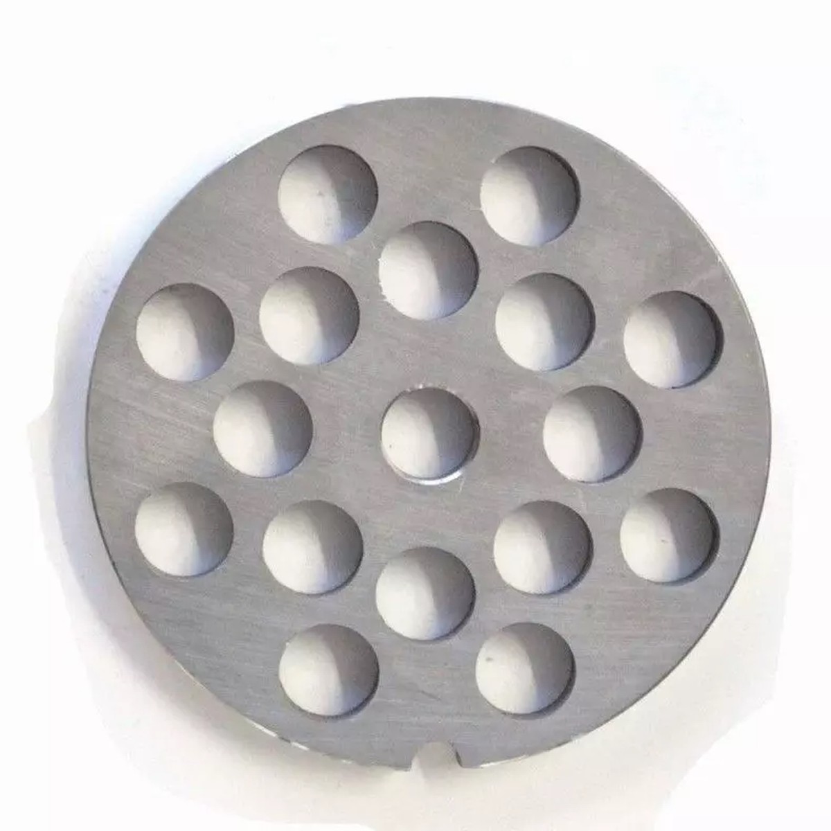 #12 Carbon Steel Hubless Machine Plate with Single Notch - 2-3/4" Diameter, 1/2" Hole Size - 11240