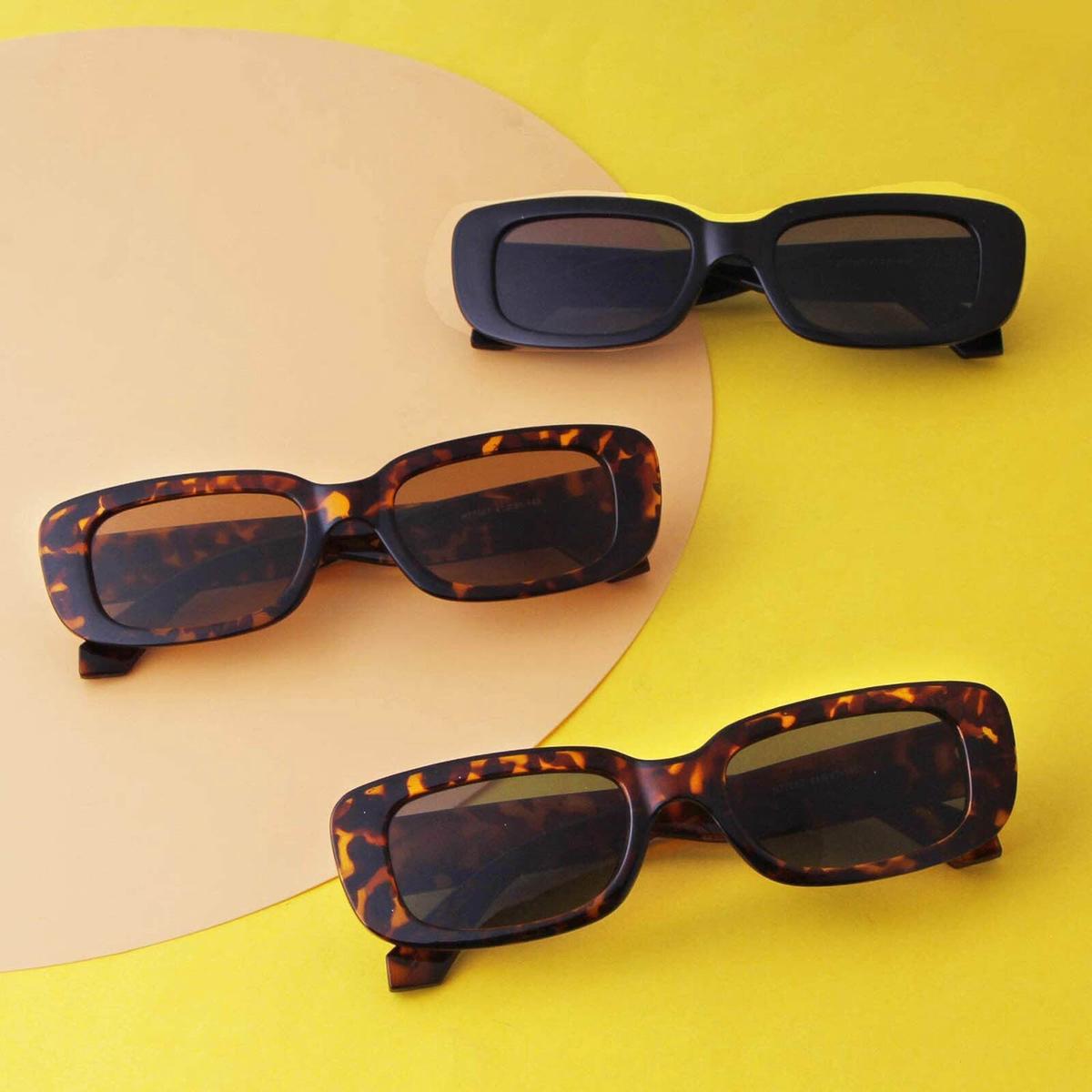 2022 Summer Cat Eye Square Sunglasses  Retro Women/men's Vintage  Brand Designer Sun Glasses Shades Female D3