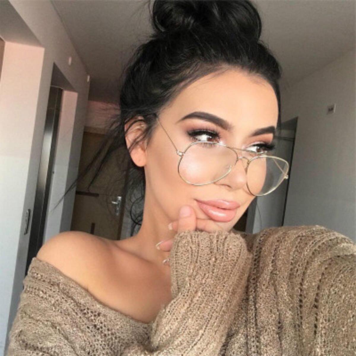 2023 Classic Clear Glasses Frame Women Vintage Sunglass Men Optical Spectacle Eyeglasses Transparent Eyewear Oculos De Grau