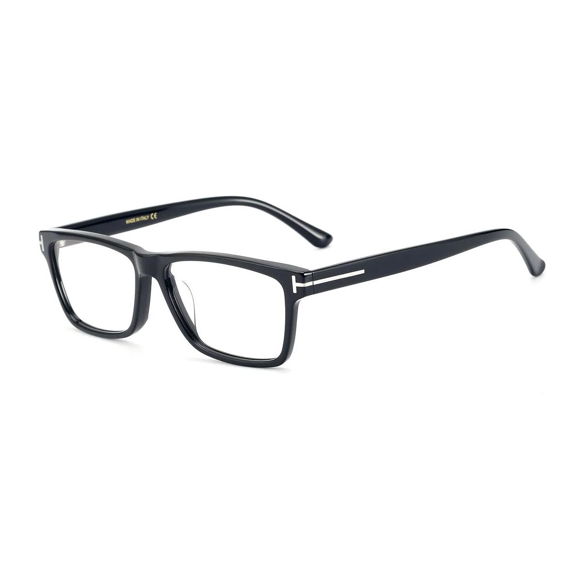 2022 Men's Acetate Myopia Prescription Tom TF5753 Glasses  Women's Leopard Simple Square Reading Eye Frame
