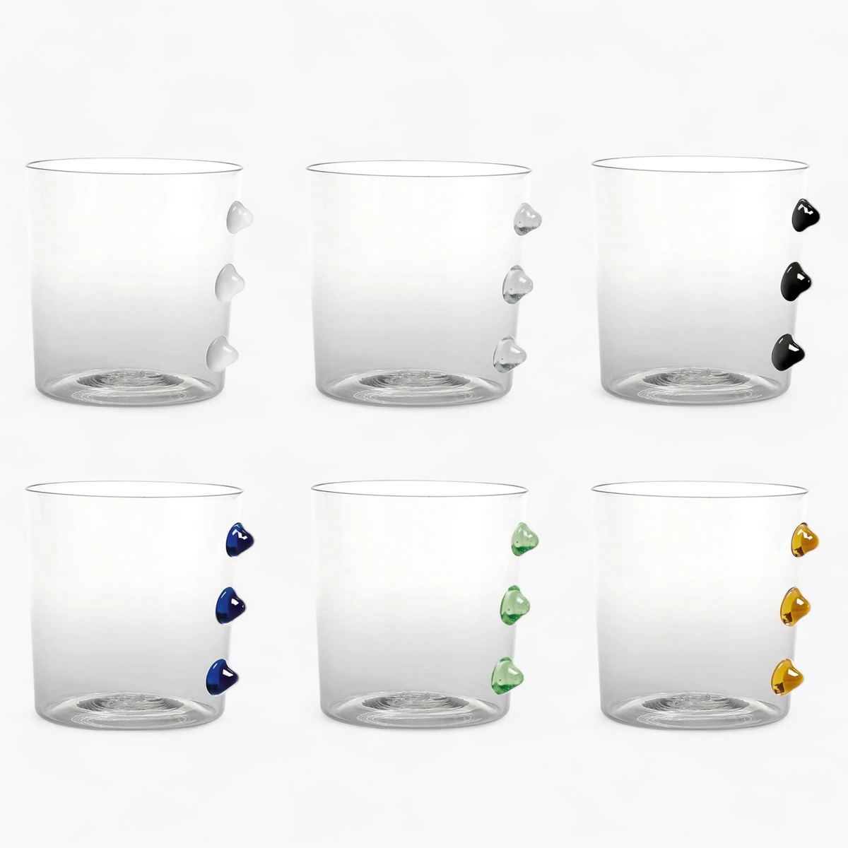 Zafferano Petoni Tumbler set 6 tumblers 37 cl-12.51 oz