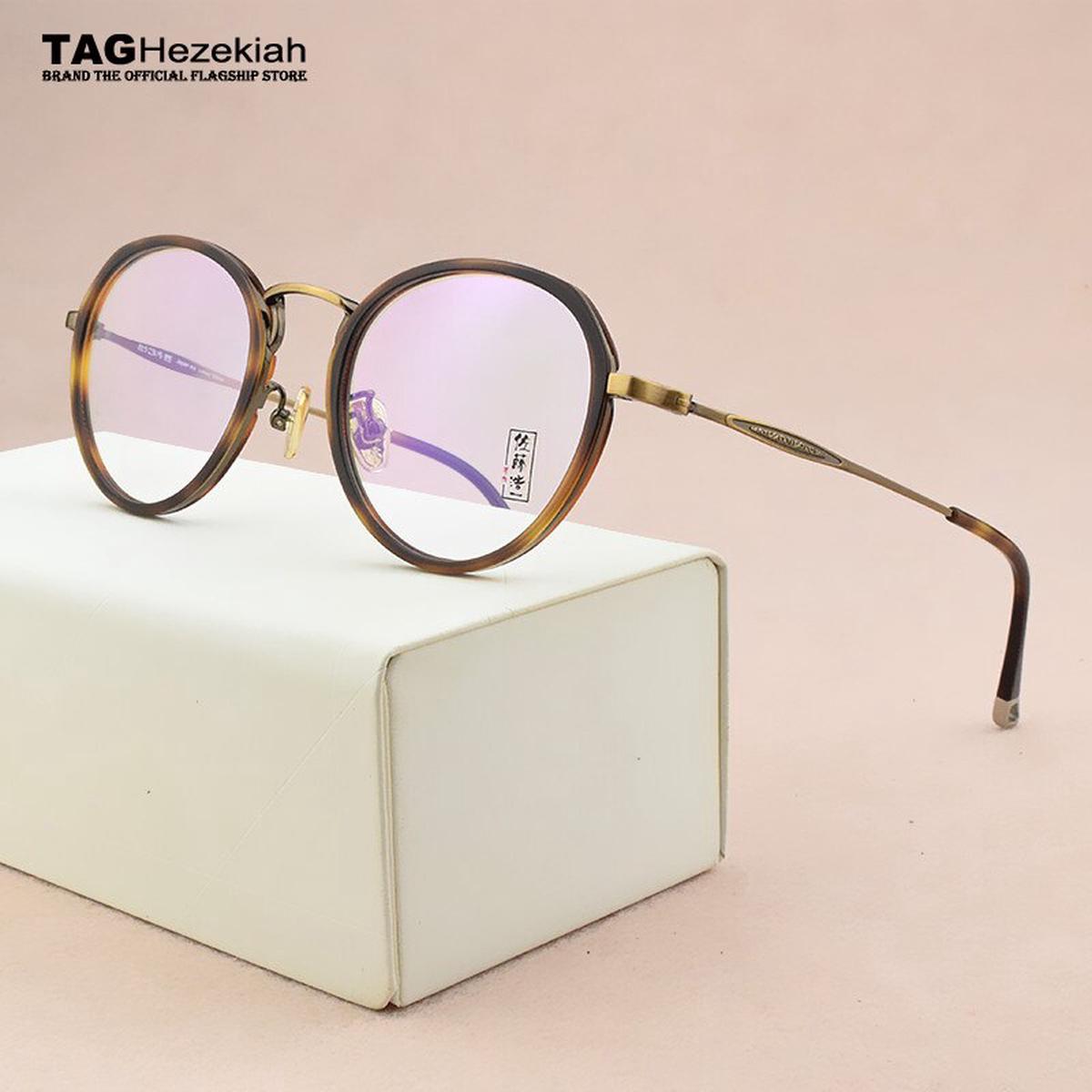 2023 Brand Glasses Frame Men Ultralight Women Vintage Round Prescription Eyeglasses Retro Optical Frame men's spectacle frames