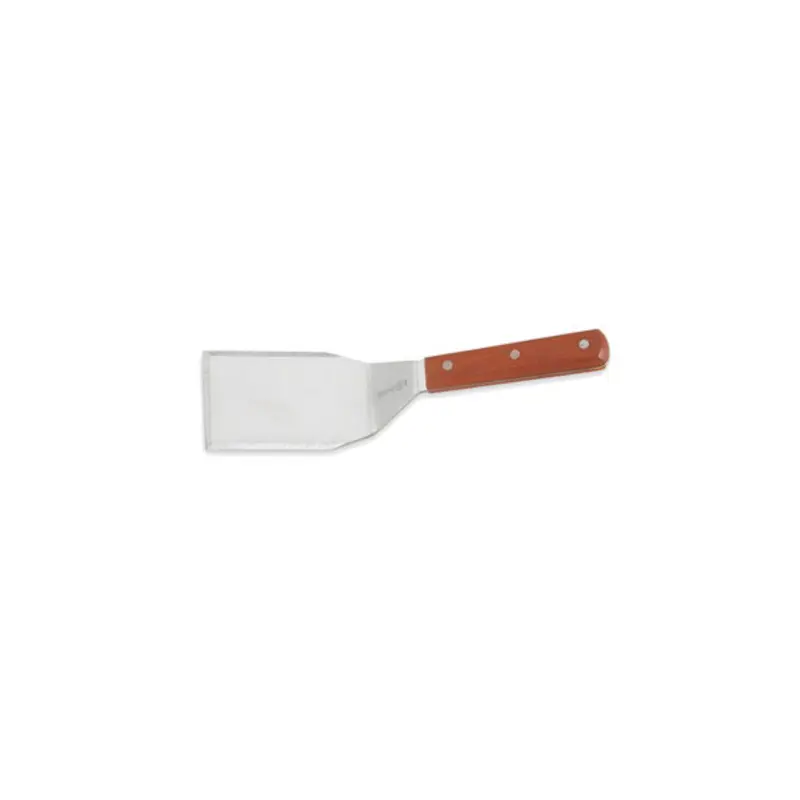 4686M Mundial 4" x 3" Hamburger Turner w/ Wood Handle