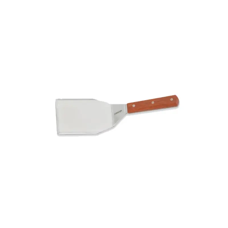 4687M Mundial 5" x 4" Steak & Burger Turner w/ Wood Handle