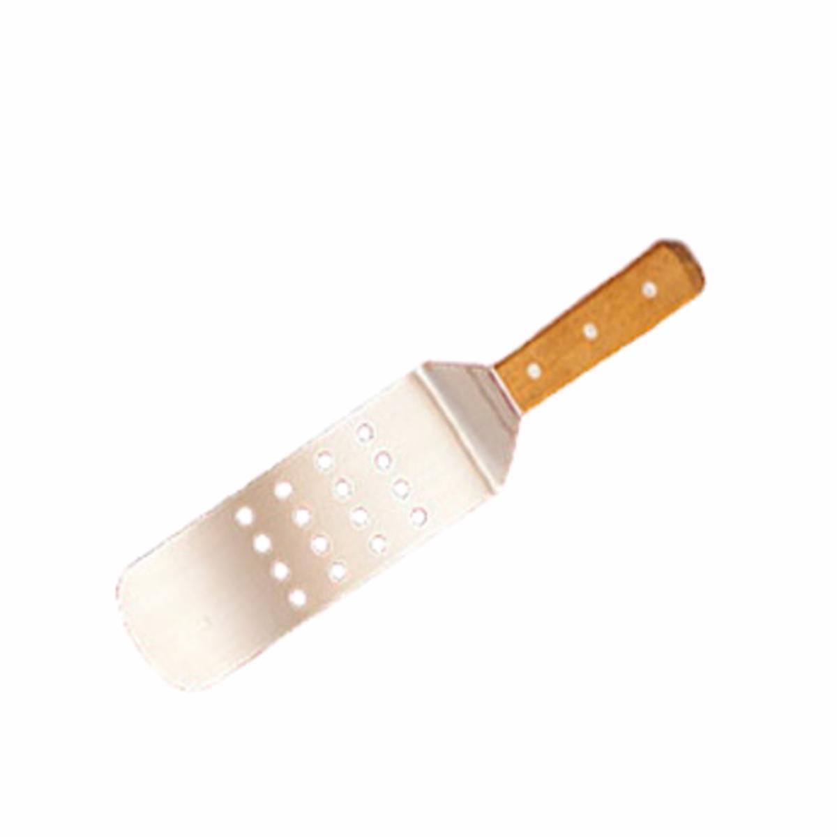 American Metalcraft LT14P 14" Perforated Turner with Wood Handle
