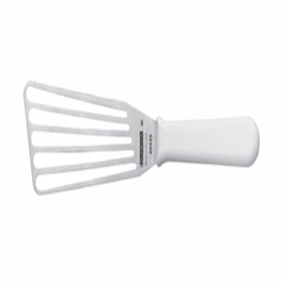 Victorinox 7.6259.13 Fish Turner - 3 in x 6 in Slotted Blade with White Polypropylene Handle