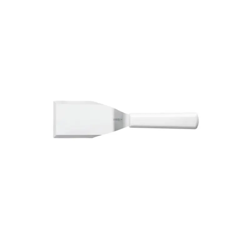 W5686 Mundial 4" x 3" White Hamburger Turner