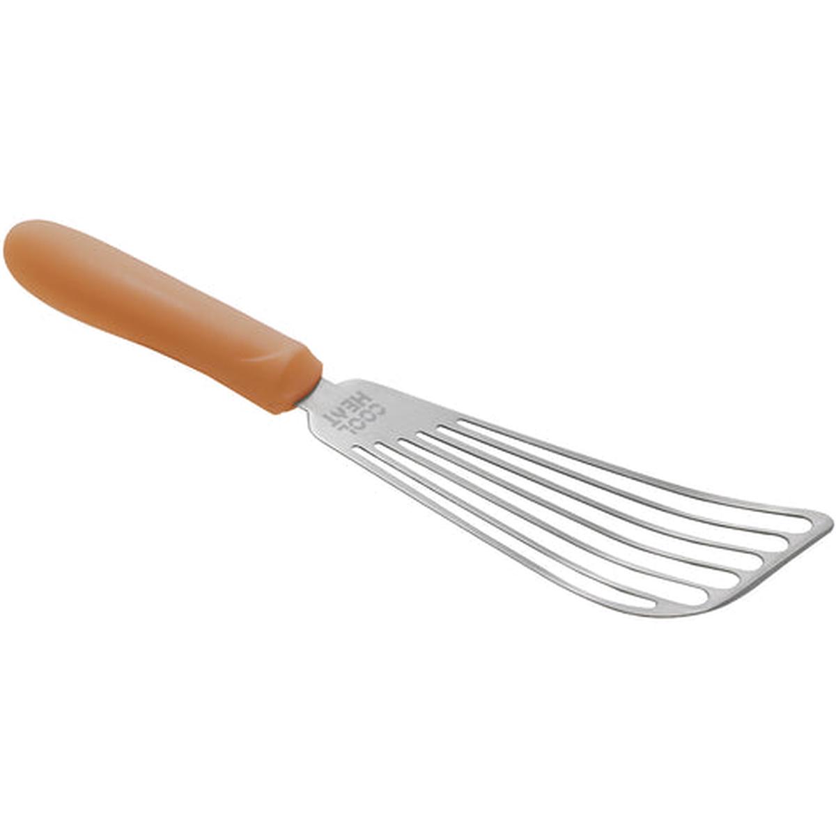 Winco TNH-60 Cool Heat High Heat Fish Spatula with 6-3/4" x 3-1/4" Blade