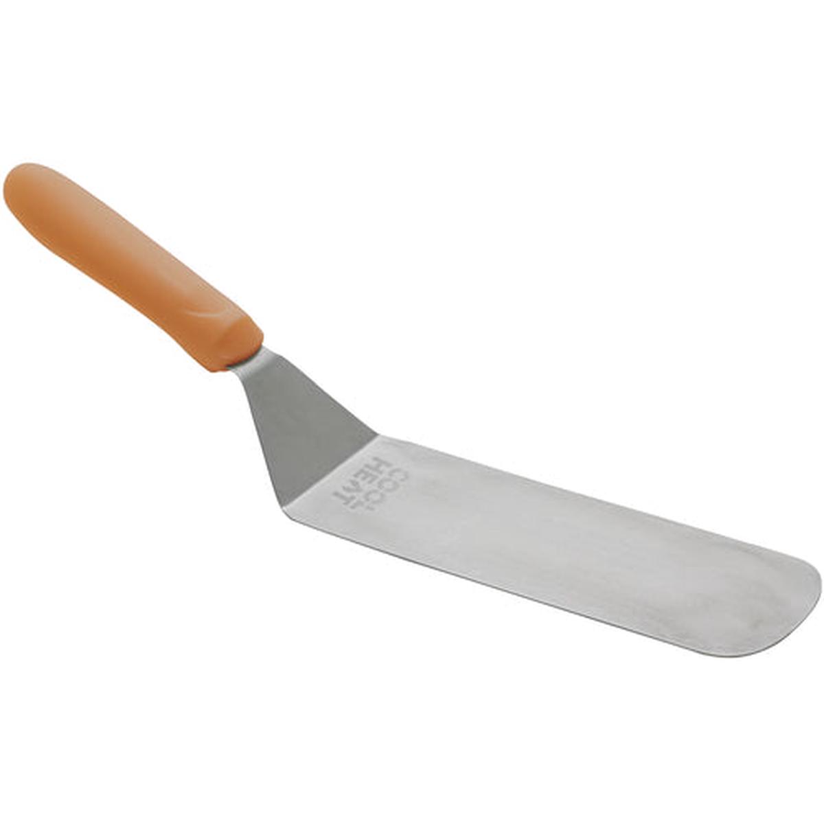 Winco TNH-90 Cool Heat High Heat Flexible Turner with Offset, 8-1/4" x 2-7/8" Blade