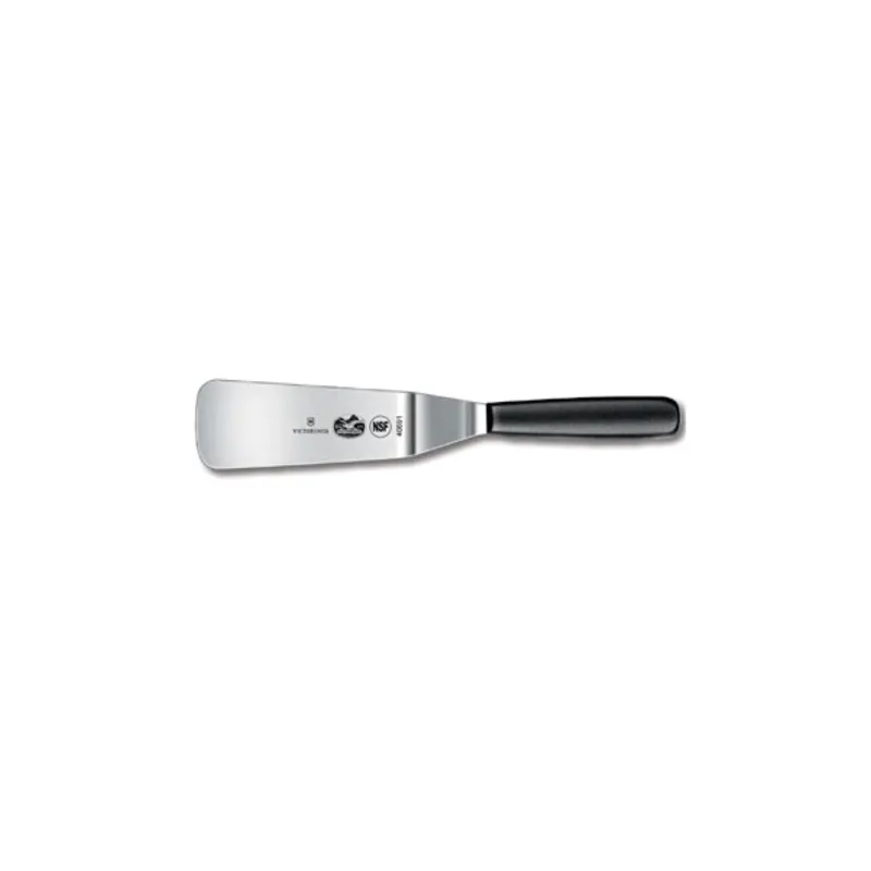 5.2763.16  Victorinox 6" Flexible Offset Spatula w/ Peggable Sheath & Black Plastic Handle