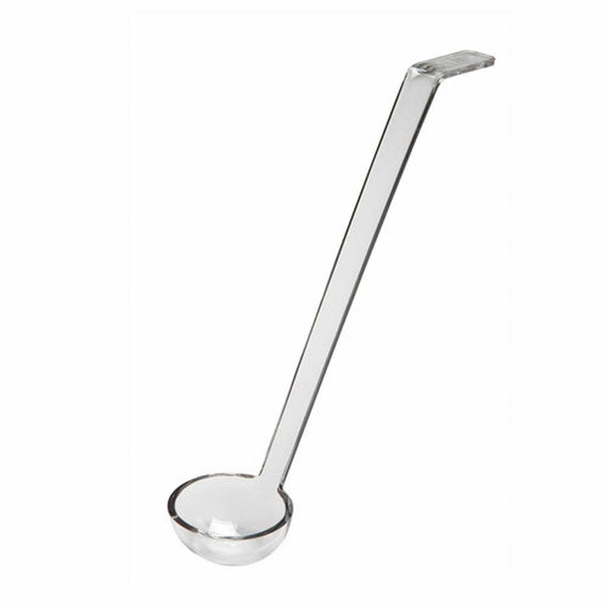 Cambro LD105135 Camwear 1 oz. Clear Polycarbonate Salad Dressing Ladle