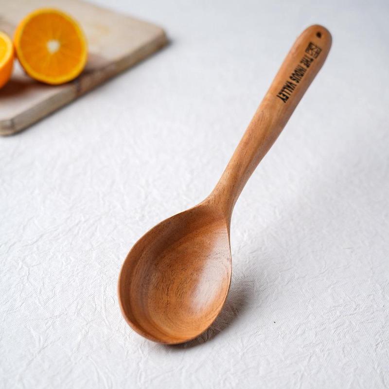 Neem Wood Cooking Spoon 30cm Stir Oval (30cm | Handmade | 100% Natural)