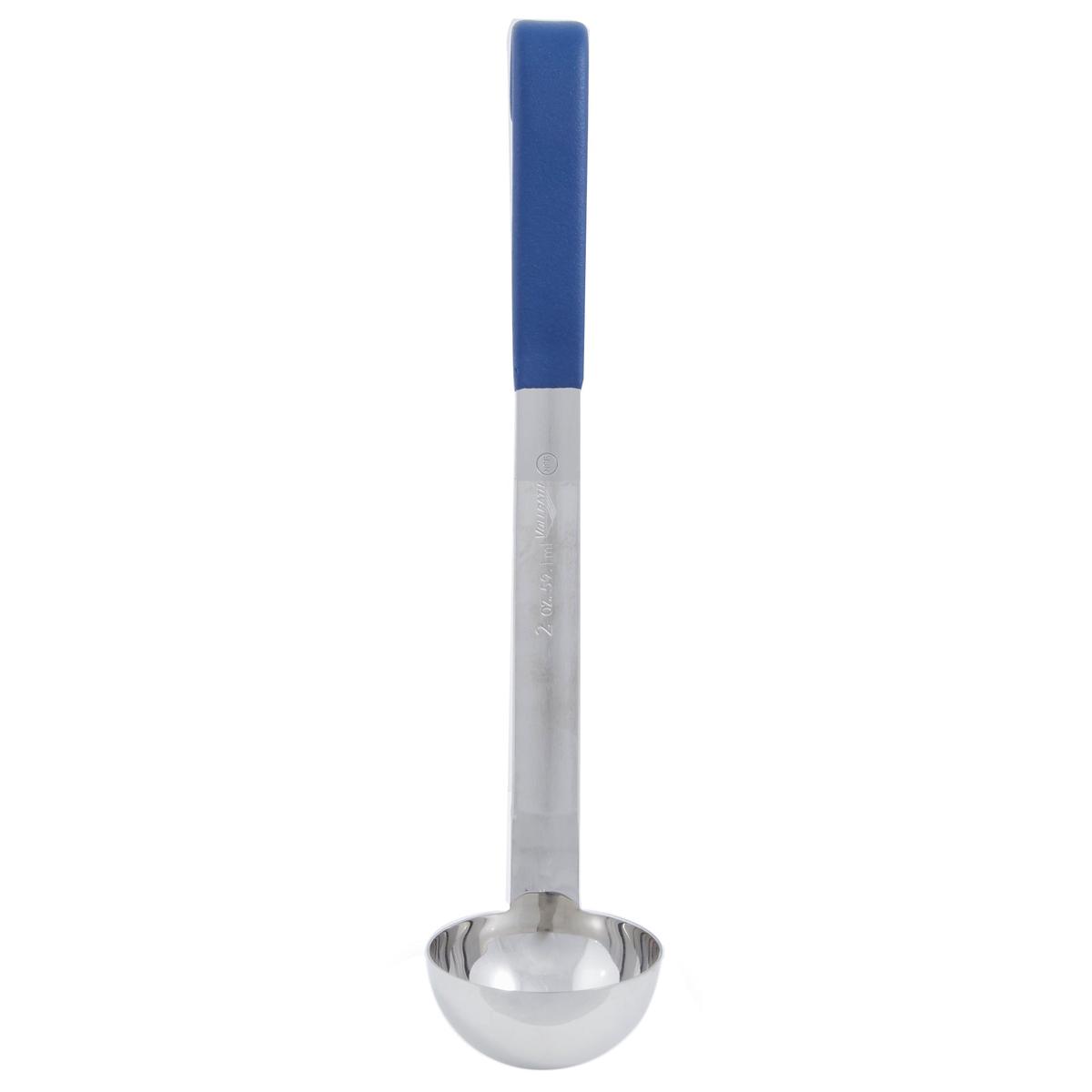 Vollrath Kool Touch Color-Coded One-Piece Ladle, 2 oz, Blue - 4980230