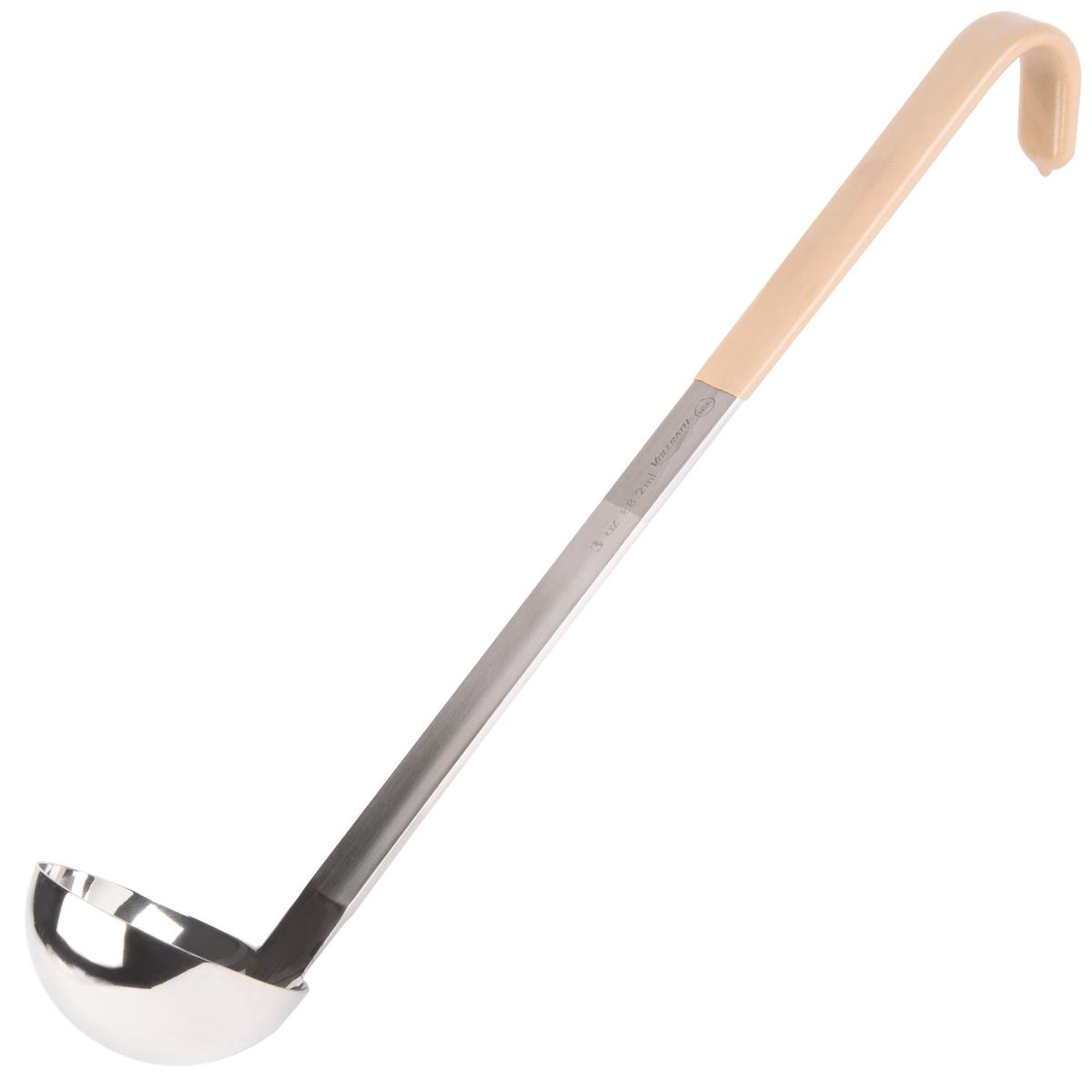 Vollrath Kool Touch Color-Coded One-Piece Ladle, 3 oz, Ivory, FINAL SALE - 4980335